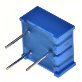 1-Gang THT Trimmer-Potentiometer - von oben einstellbar - 2.2kΩ - ±10% - 0.5W - Lötstift - 9.53mm Länge