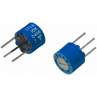 1-Gang THT Trimmer-Potentiometer | Einstellbar von oben | 1kΩ | ±10% | 0.5W | Pin | Cermet-Trimmer
