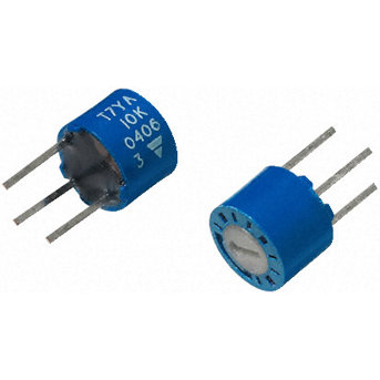 1-Gang THT Trimmer-Potentiometer | Obereinstellung | 1MΩ | ±10% | 0.06W | Pin | Cermet-Trimmer