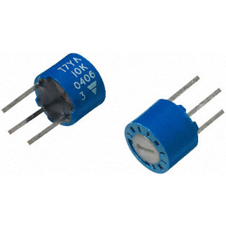 1-Gang THT Trimmer-Potentiometer | Obereinstellung | 4.7kΩ | ±10% | 0.5W | Pin | Cermet-Trimmer