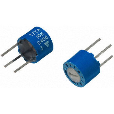 1-Gang THT Trimmer-Potentiometer - Top-Einstellbarkeit - 100Ω - ±10% - 0.5W - Pin