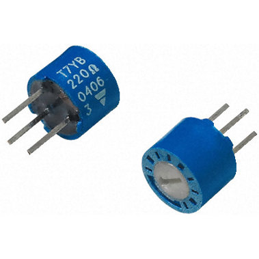 1-Gang THT Trimmer-Potentiometer | Oberseitige Einstellung | 47kΩ | ±10% | 0.5W | Pin | Cermet-Trimmer